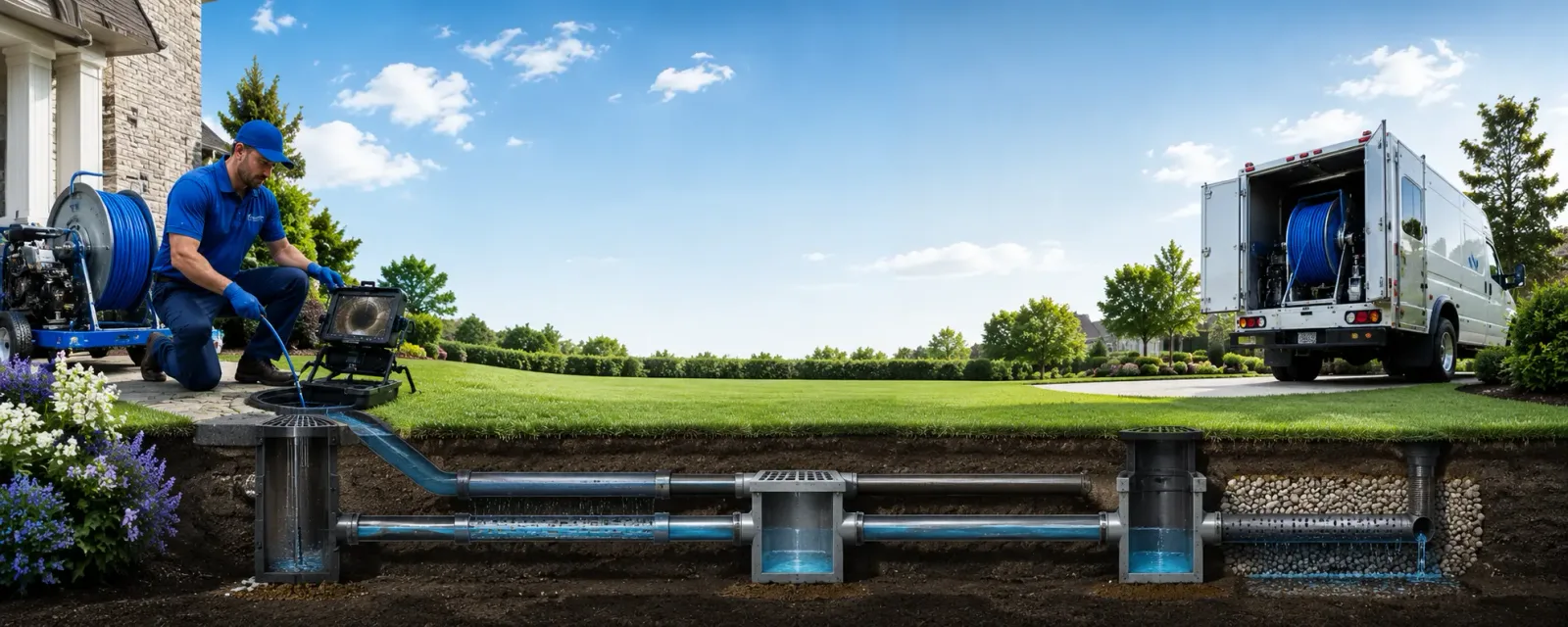 Outdoor drain cleaning information for Merriman, NE